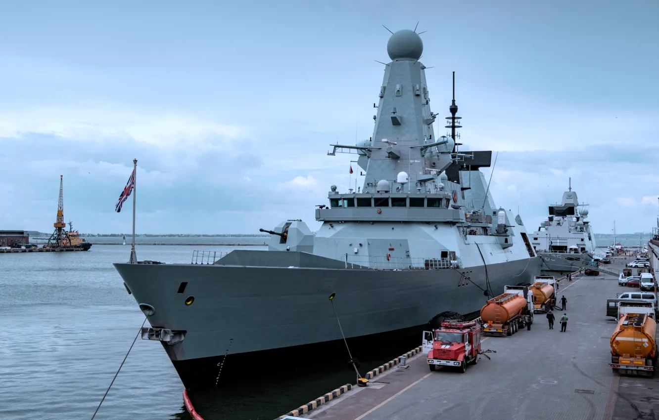 Фото обои эскадренный, миноносец, HMS Duncan