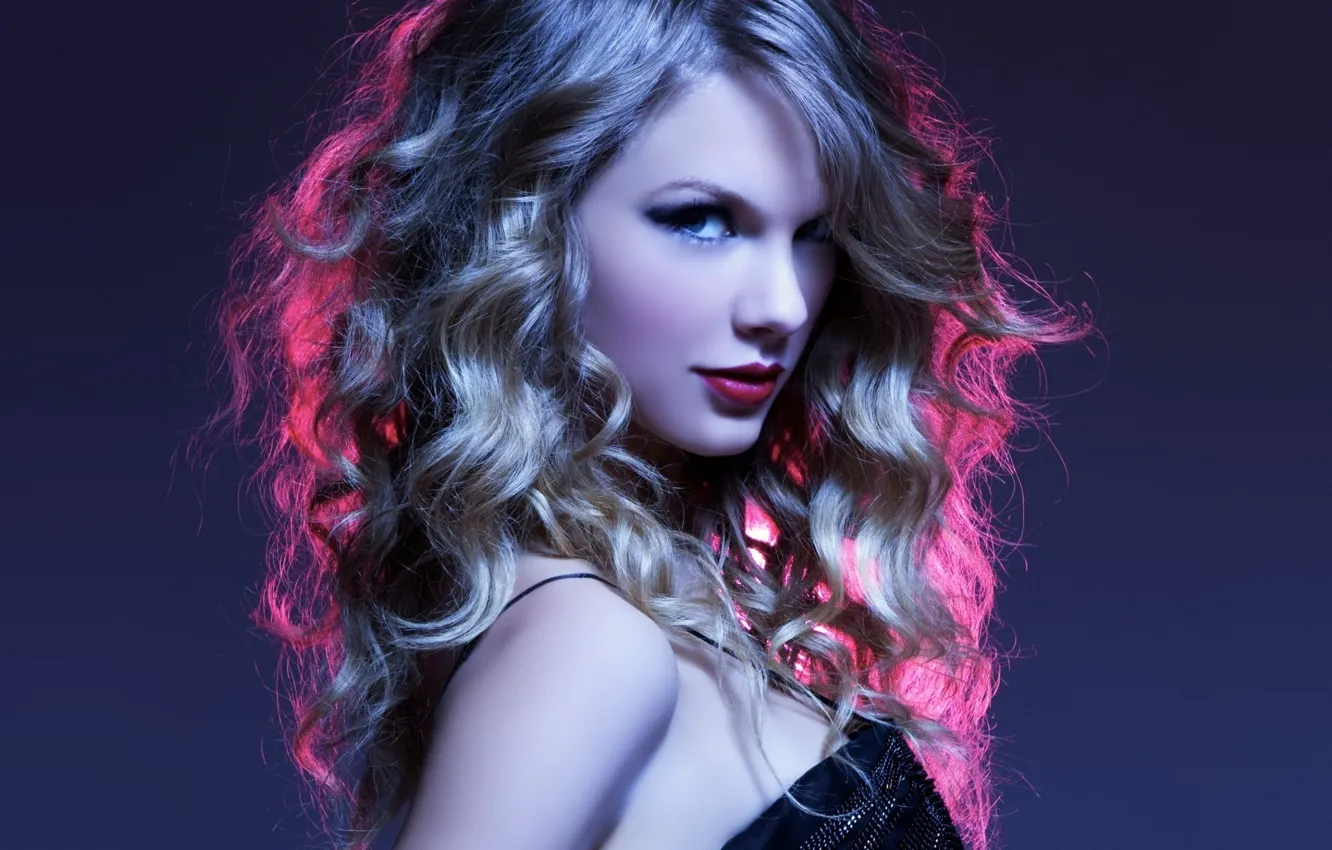 Фото обои взгляд, кудряшки, певица, Taylor Swift, Свифт Тейлор, Taylor Alison Swift