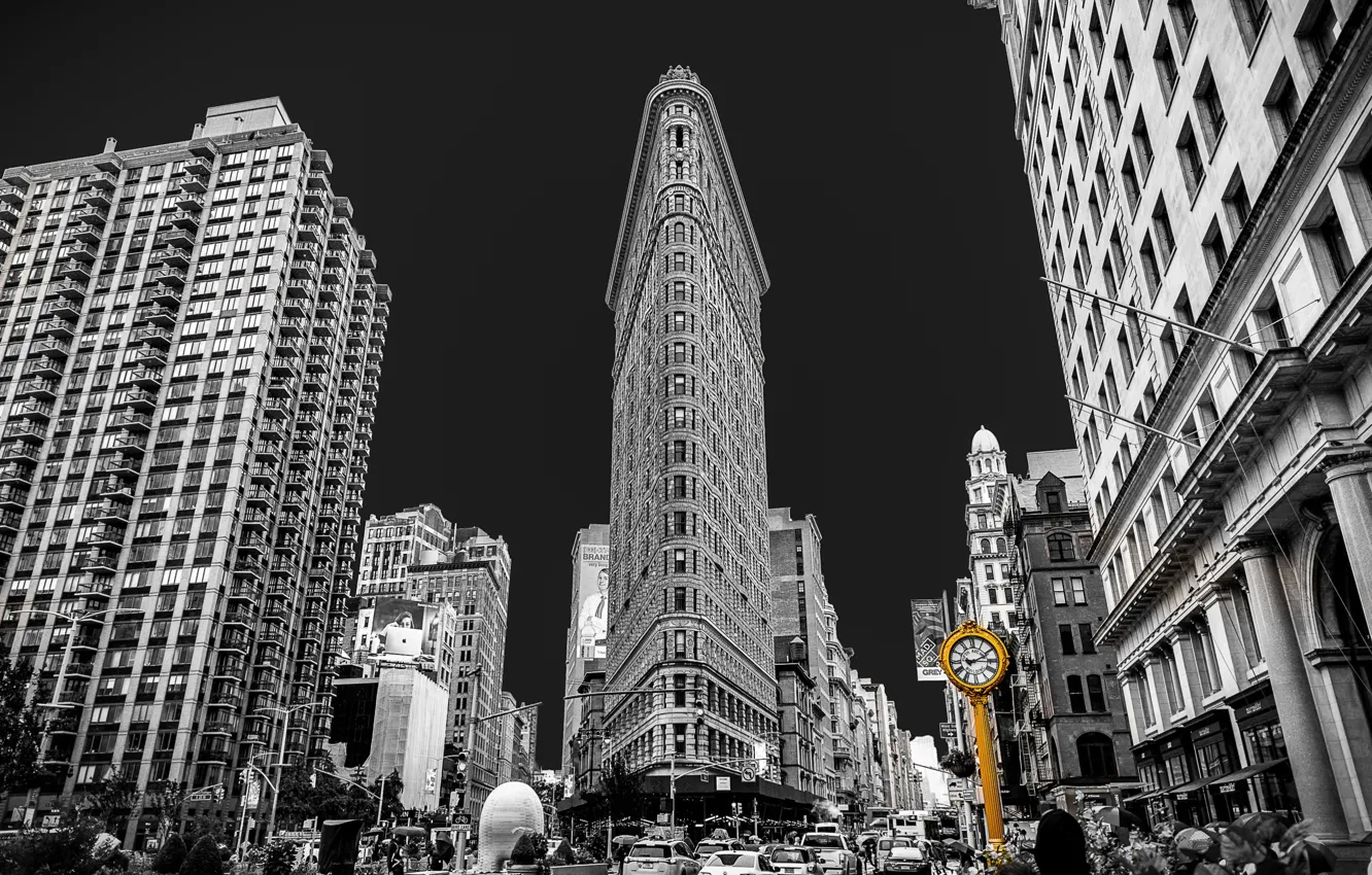 Фото обои USA, New York City, Flatiron Building