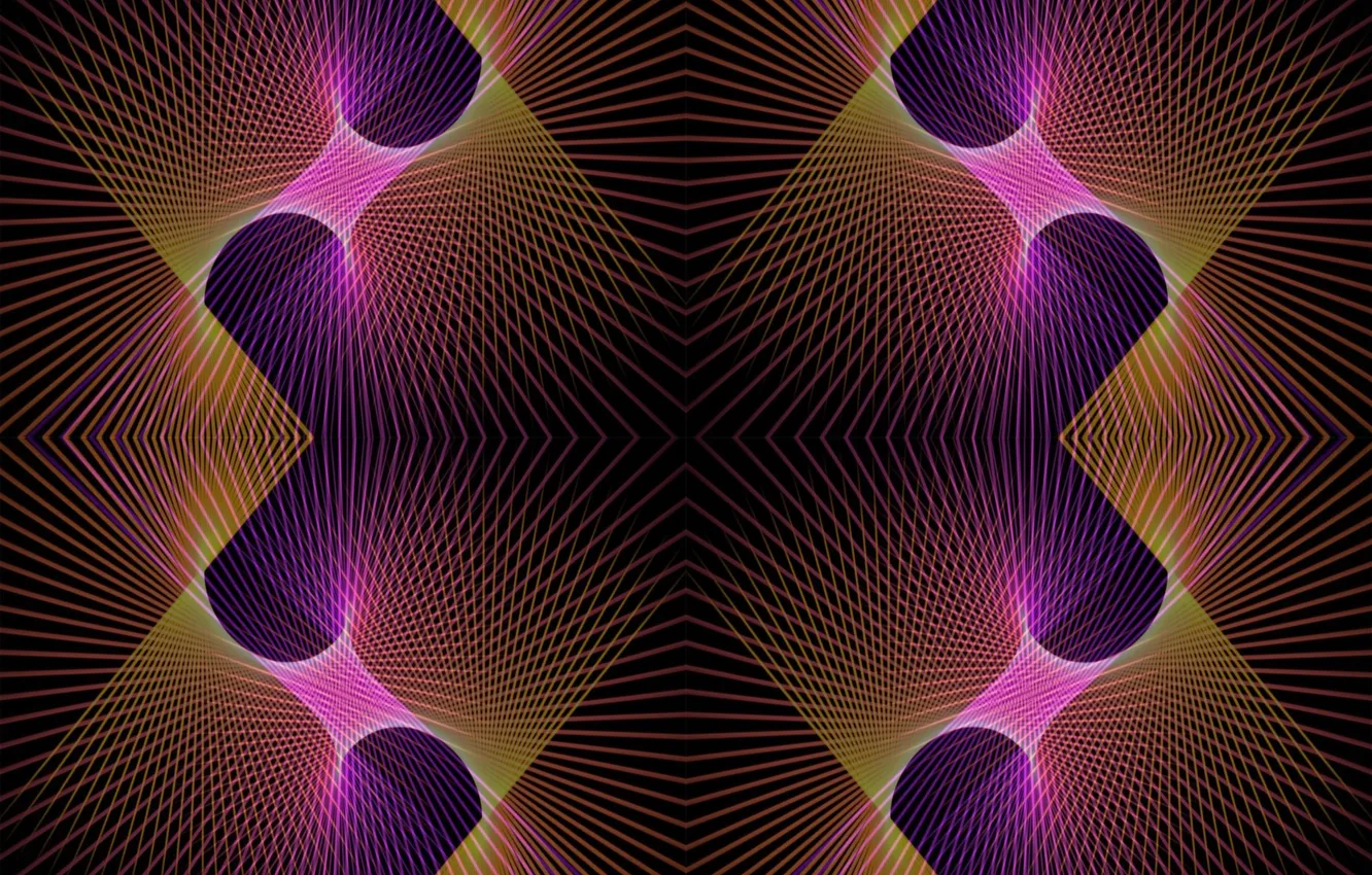 Фото обои art, fractal, illustration, cinetic