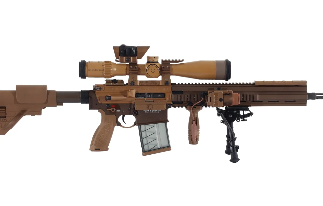 Фото обои German, gun, weapon, sniper, rifle, bipod, telescopic lenses, Bundeswehr
