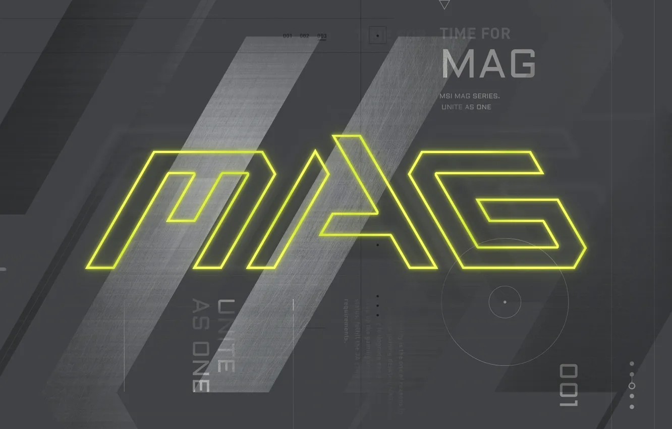 Фото обои темный фон, логотип, logo, бренд, gaming, слоган, MAG, MSI