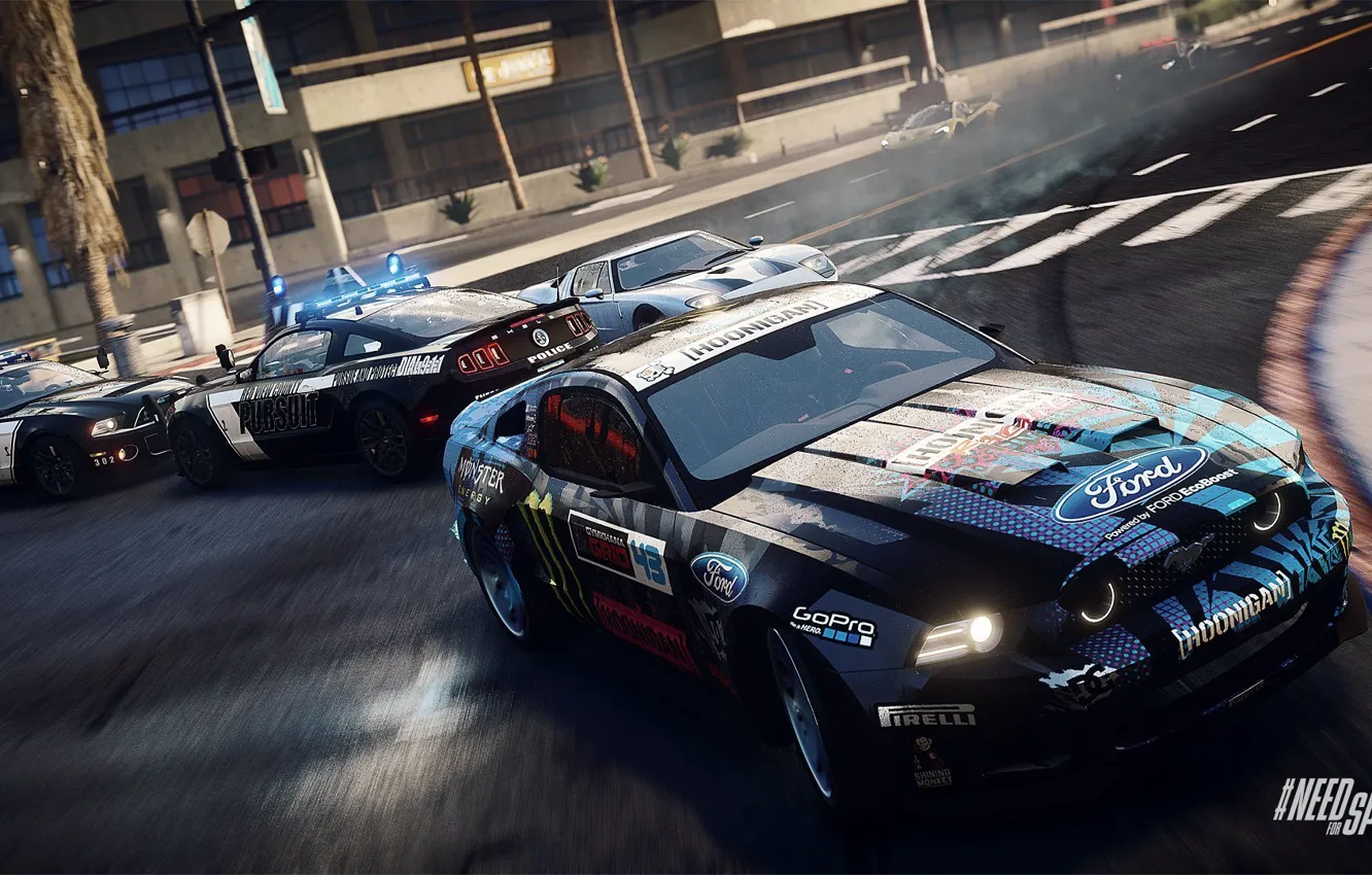 Фото обои Mustang, Ford, NFS, Need For Speed, Rivals
