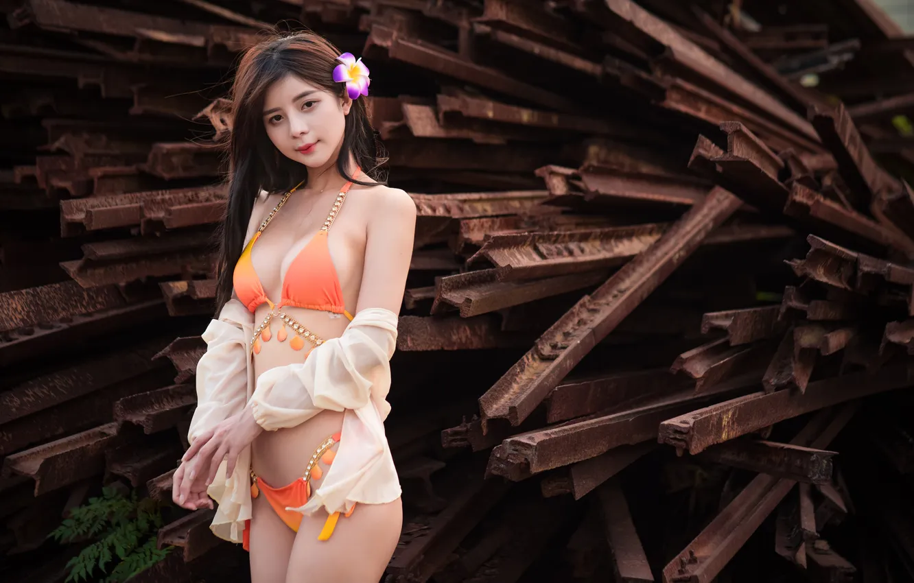 Фото обои girl, sexy, girls, woman, model, china, asian, cute