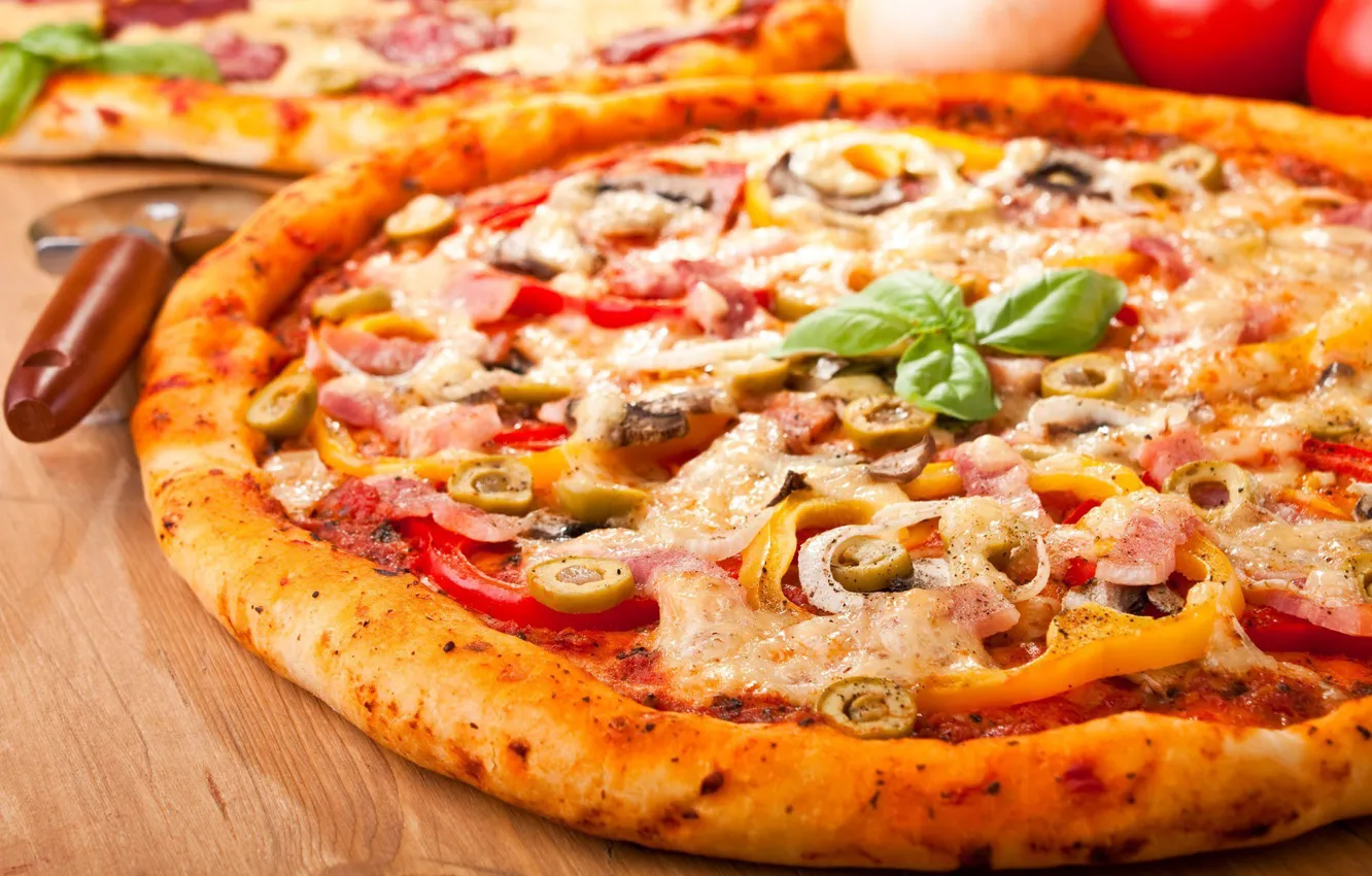 Фото обои еда, вкуснятина, пицца, wallpapers, pizza