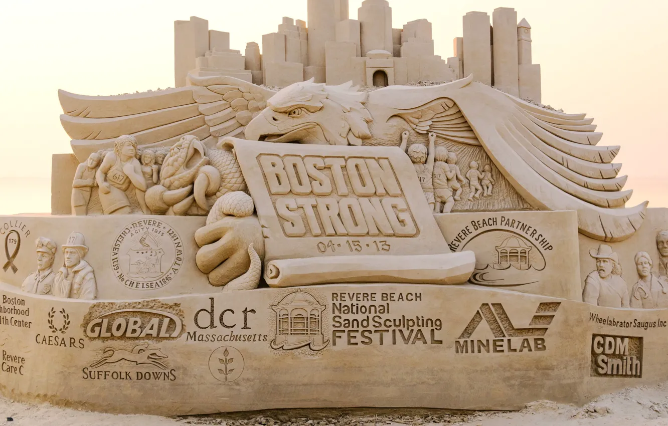 Фото обои Art, Sculpture, Sand, Festival