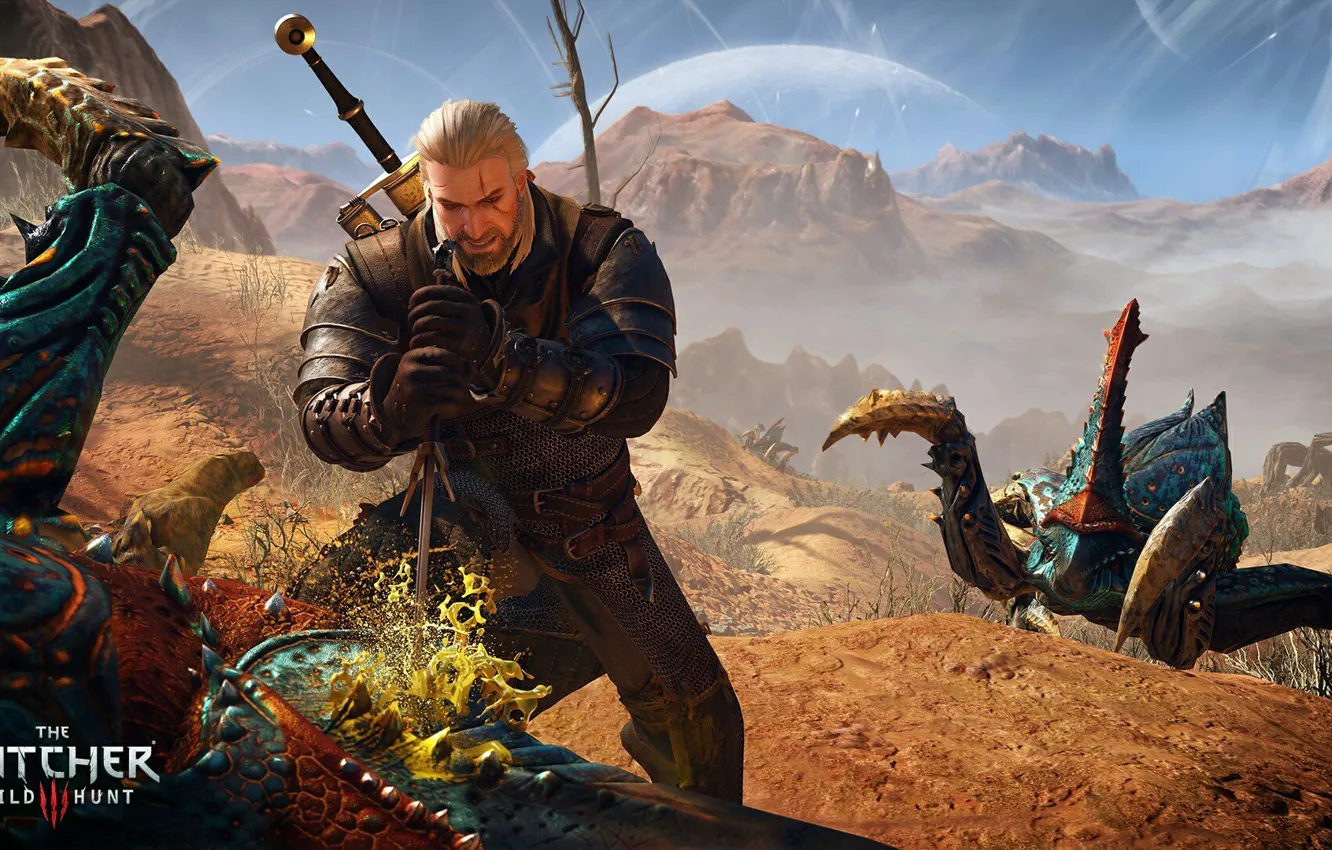 Фото обои ведьмак, rpg, геральт, дикая охота, wild hunt, the witcher 3, cd projekt red