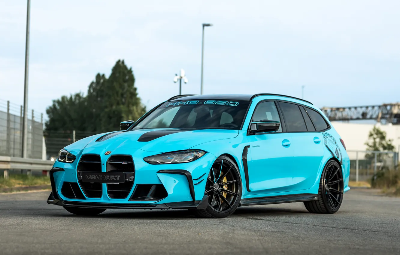 Фото обои BMW, BMW M3, Touring, Manhart, M3 Touring, Manhart MH3 Touring