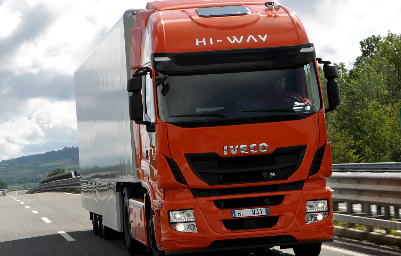 Фото обои Iveco, stralis, hi-way