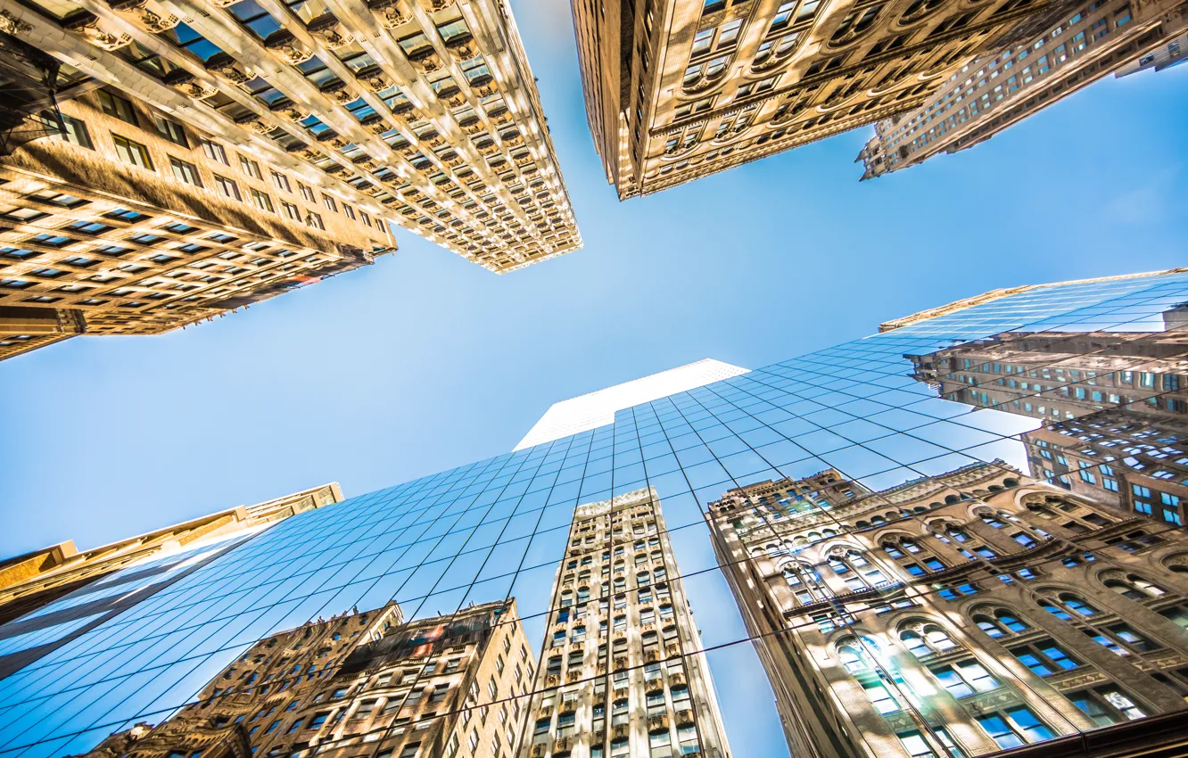 Фото обои New York, Manhattan, NYC, New York City, architecture, United States of America, USA; United States