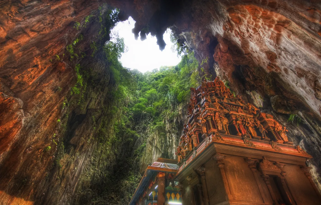 Фото обои пещера, Малайзия, Бату, Batu caves