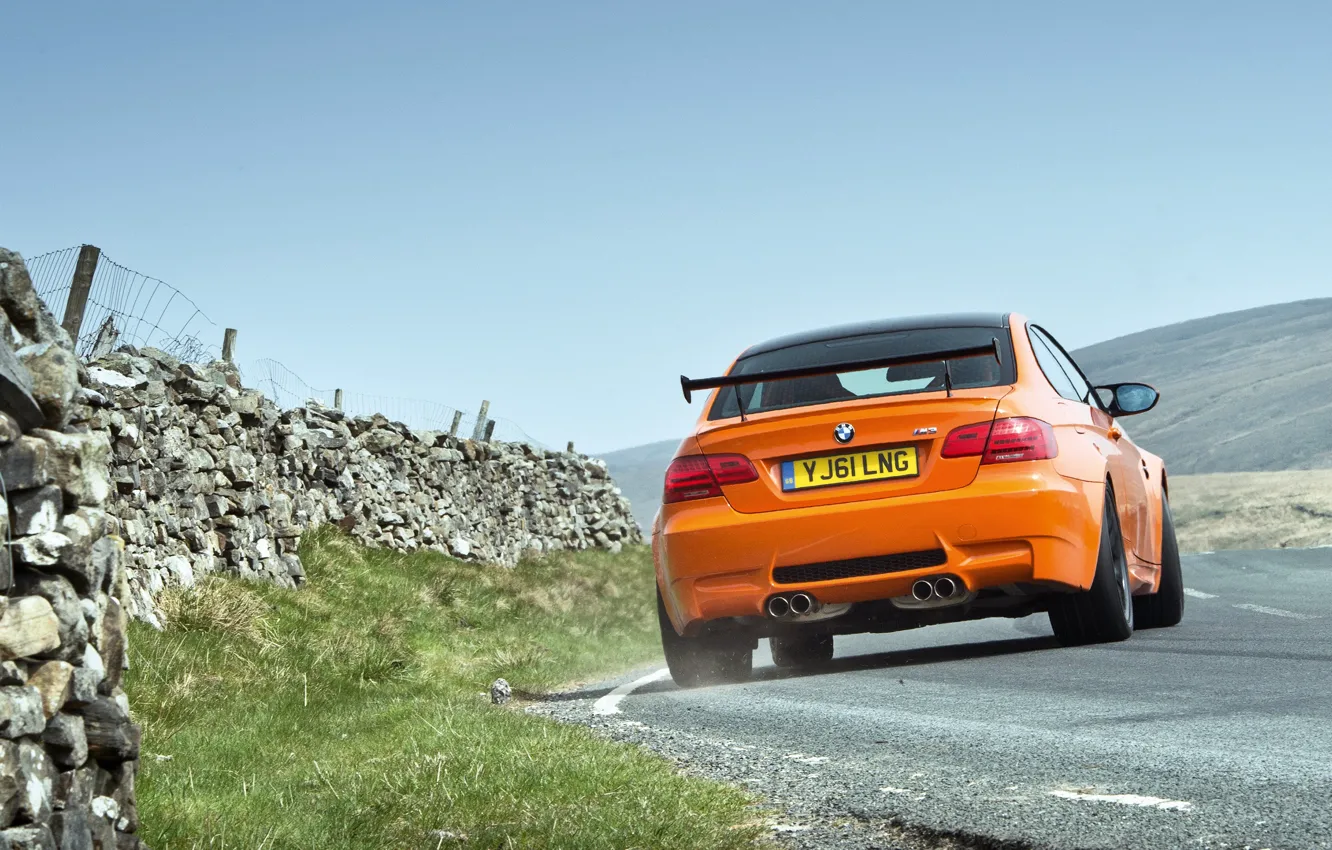 Обои BMW, E92, orange, BMW M3 GTS картинки на рабочий стол, раздел bmw ...