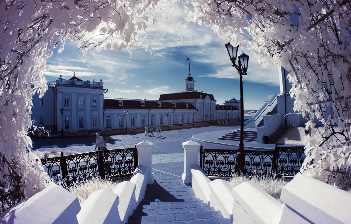 Фото обои арка, Кремль, Казань, Татарстан