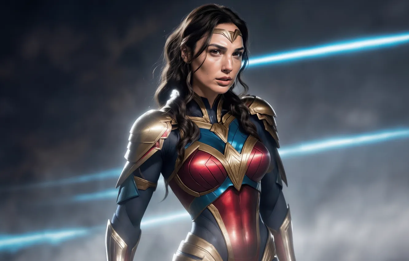 Фото обои wonder woman, splendor, mythic