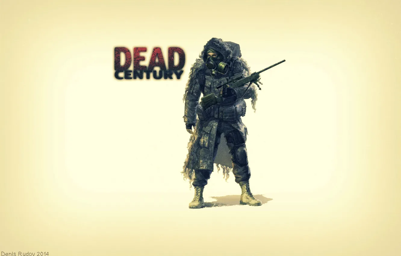 Фото обои оружие, автомат, zombie, game, dead century