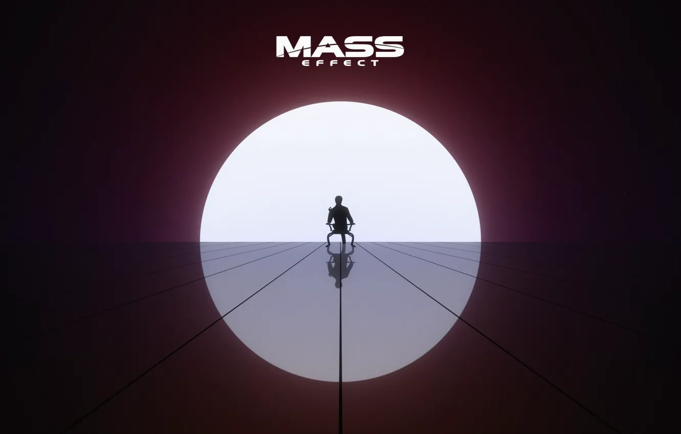 Фото обои Mass Effect, illusive man, kronos station