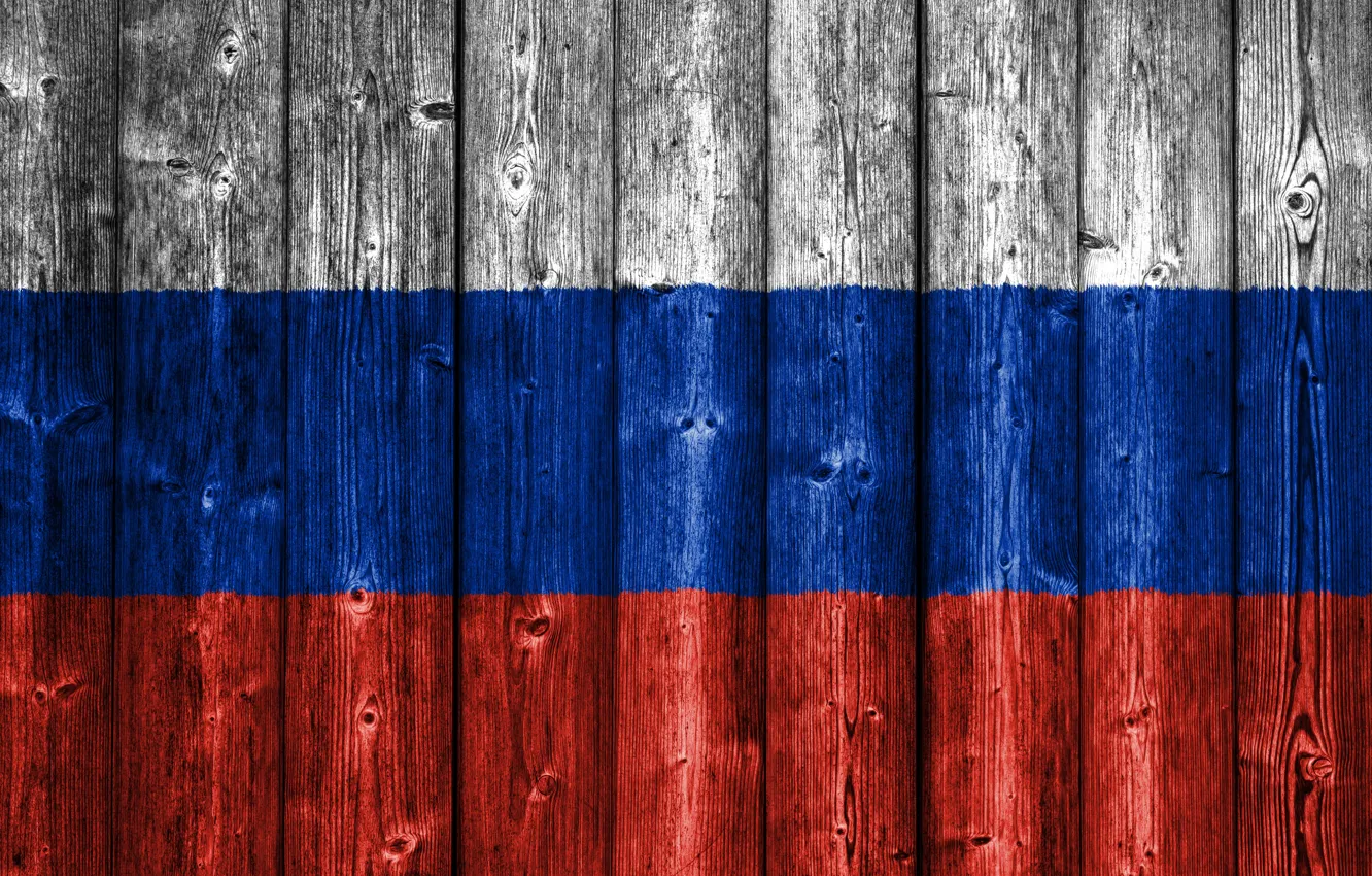 Фото обои Russia, Wood, Europe, Flag, Russian, Russian Flag, Flag Of Russia, National Flag