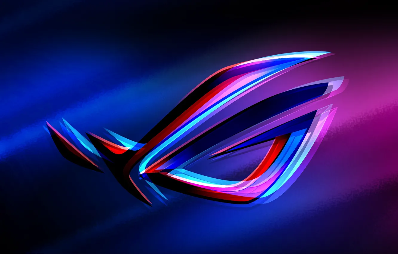 Фото обои high-tech, Логотип, Logo, ASUS, бренд, Digital Art, хай-тек, brand