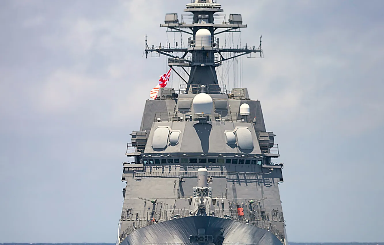 Фото обои Япония, эсминец, DD-119, JS Asahi