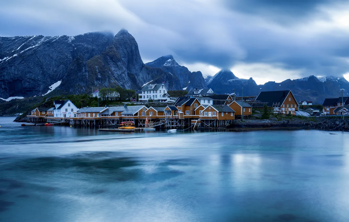 Фото обои Норвегия, Norway, Lofoten Islands
