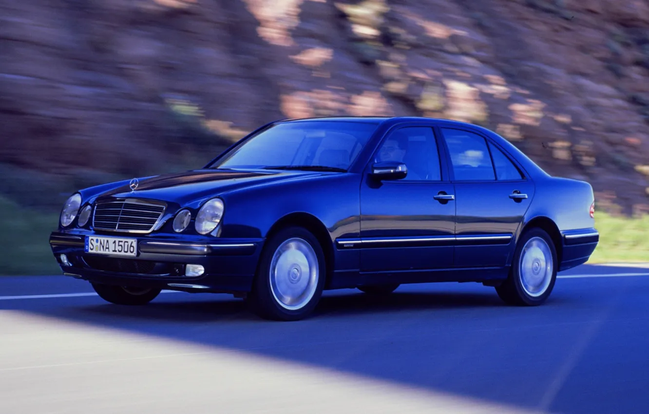 Фото обои Mercedes-Benz, Mercedes, E-class, E-Klasse, 1999, E-класс, W210, Executivklasse
