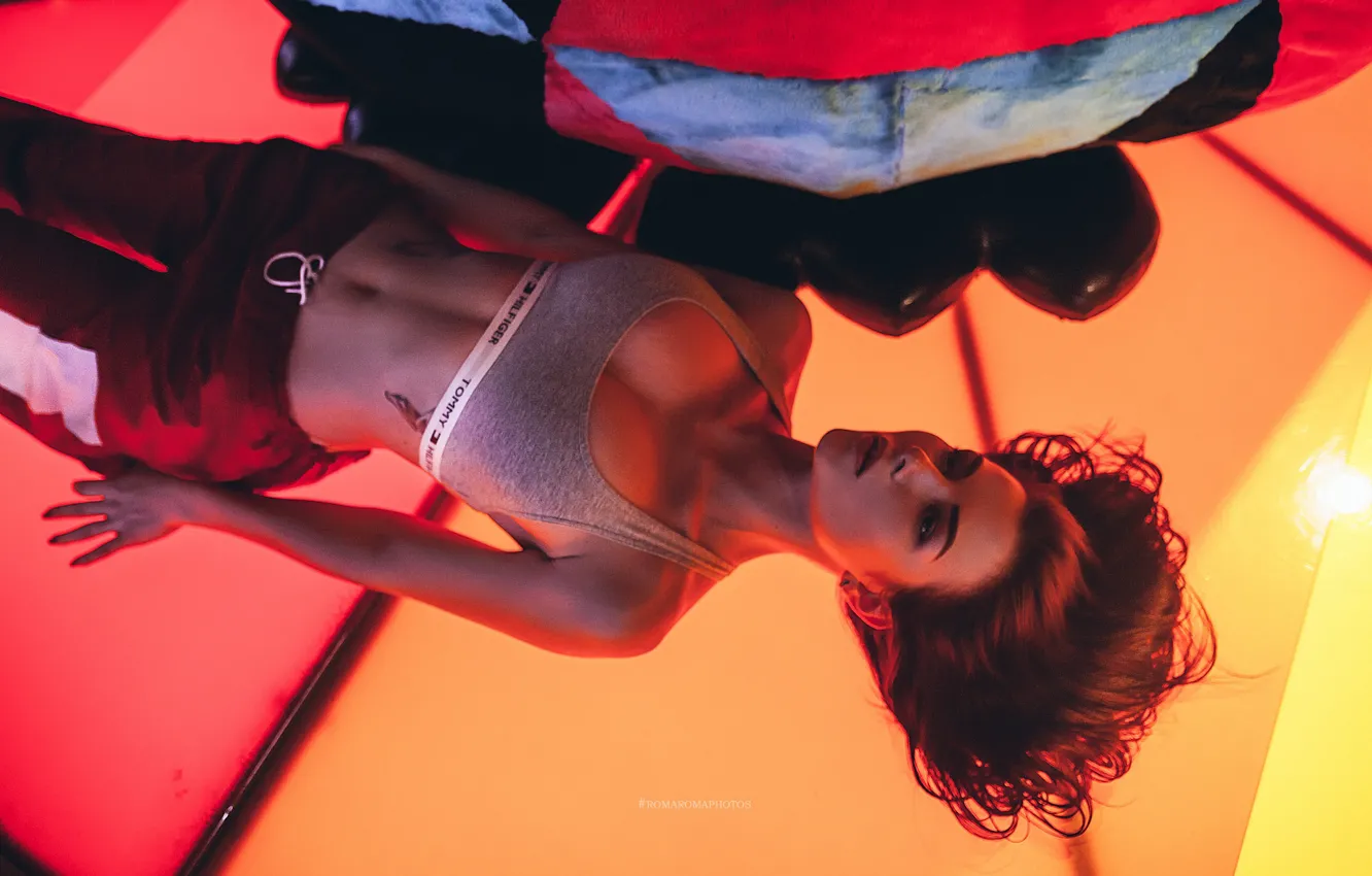 Фото обои девушка, модель, волосы, лежит, Inga Lis, Roma Roma, Inga Sunagatullina