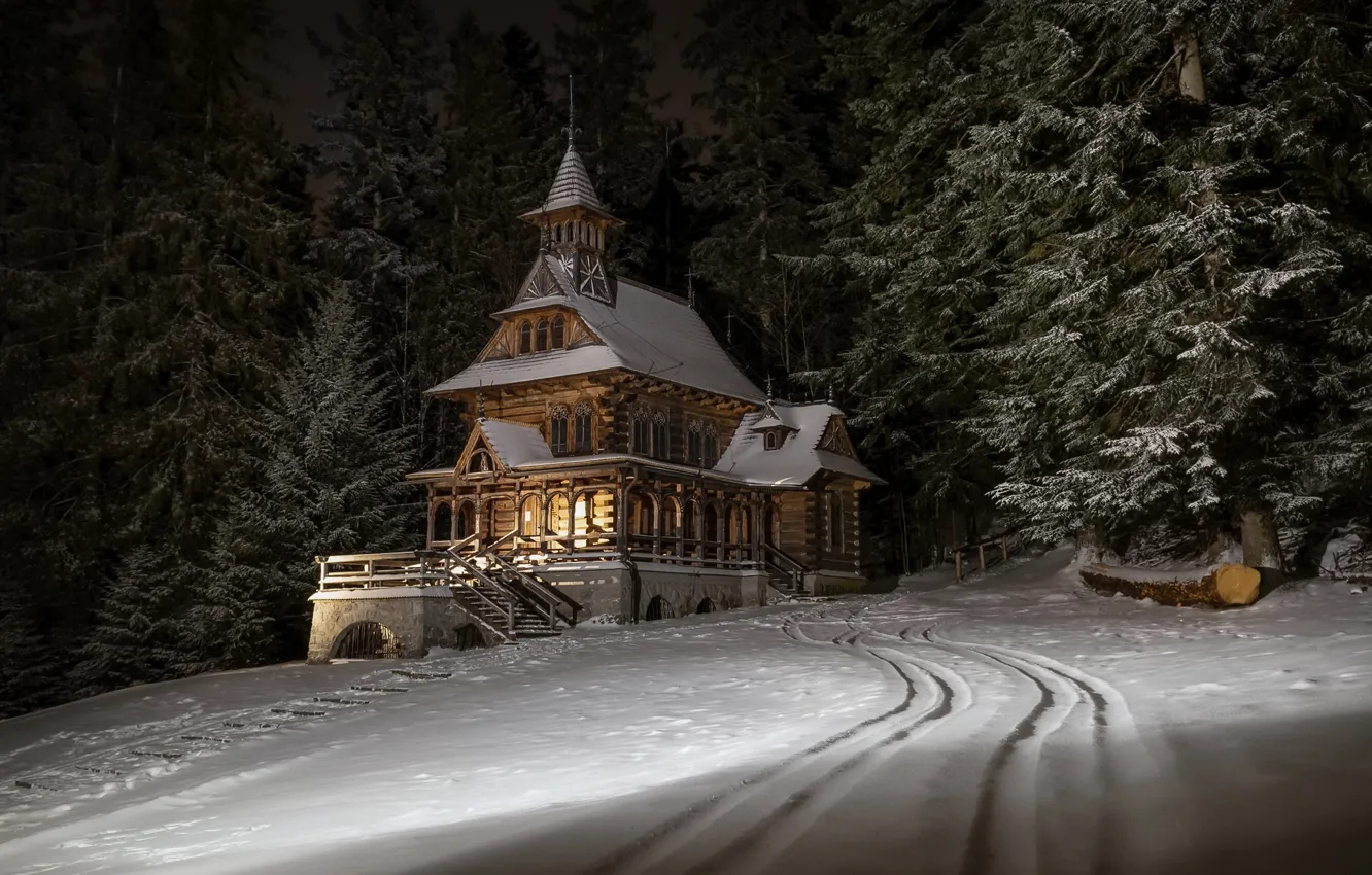 Фото обои Poland, Zakopane, Jaszczurówka