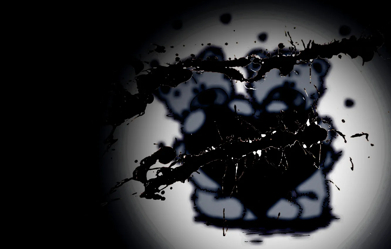 Фото обои брызги, кровь, сердце, мишка, медвежонок, плюшевый мишка, брызги крови, Плюшевая Игрушка