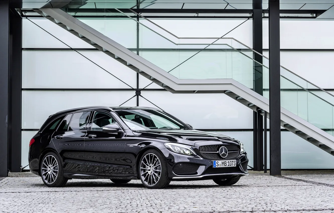 Фото обои Mercedes-Benz, мерседес, AMG, Sport, амг, бенц, Estate, 2015