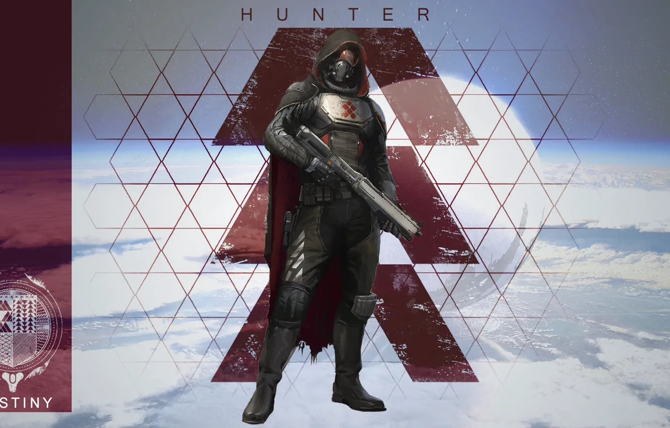 Фото обои оружие, солдат, Hunter, Destiny