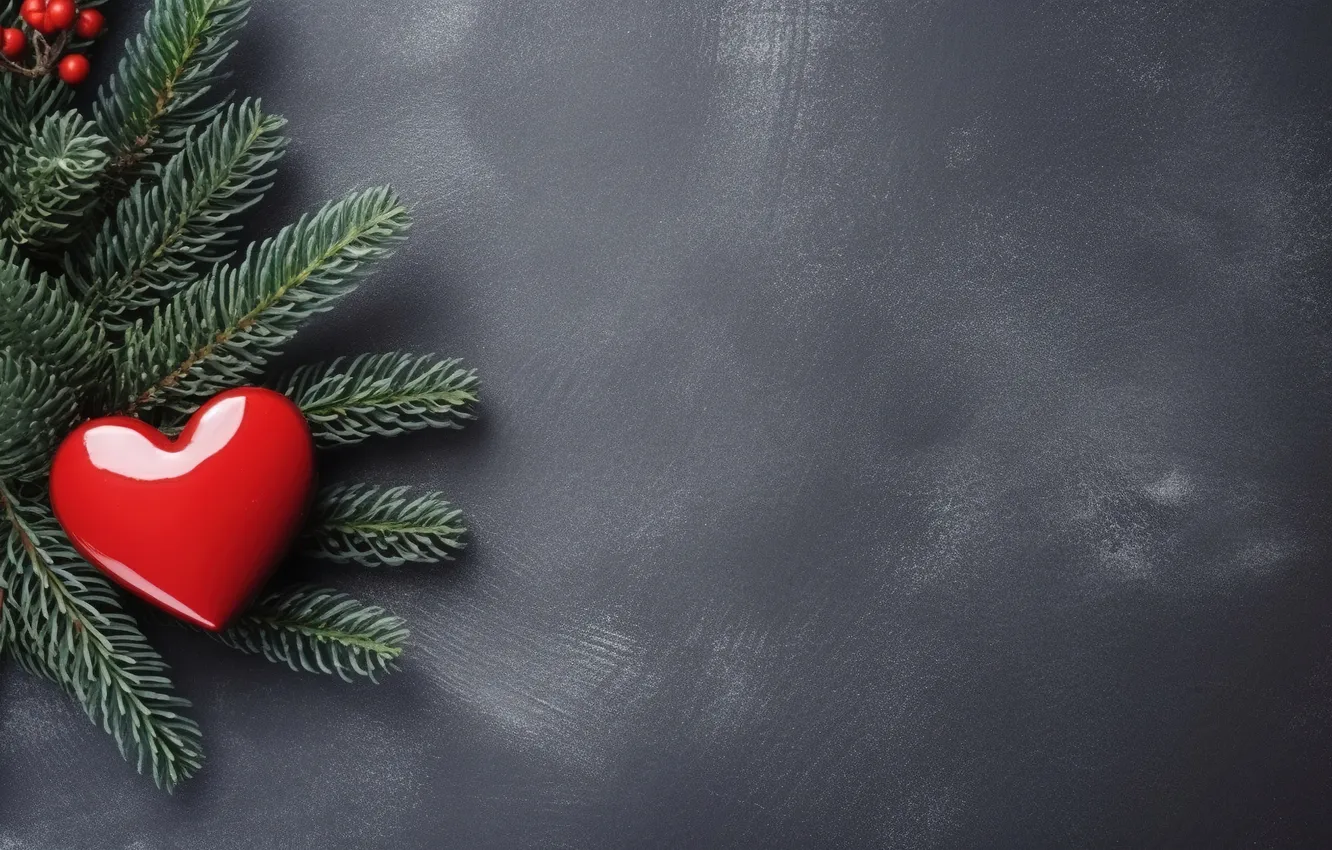Фото обои любовь, романтика, сердце, Новый Год, Рождество, love, christmas, happy