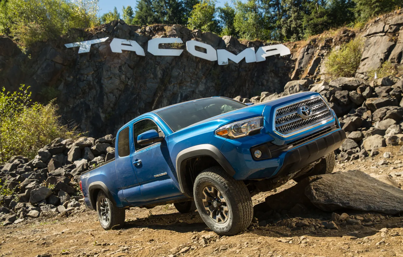 Фото обои Toyota, тойота, TRD, Tacoma, 2015, такома, Off-Road