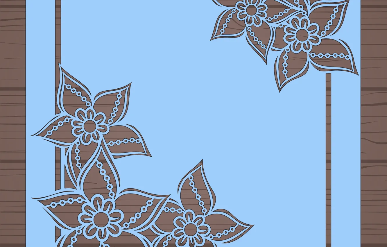 Фото обои абстракция, фон, голубой, цеты