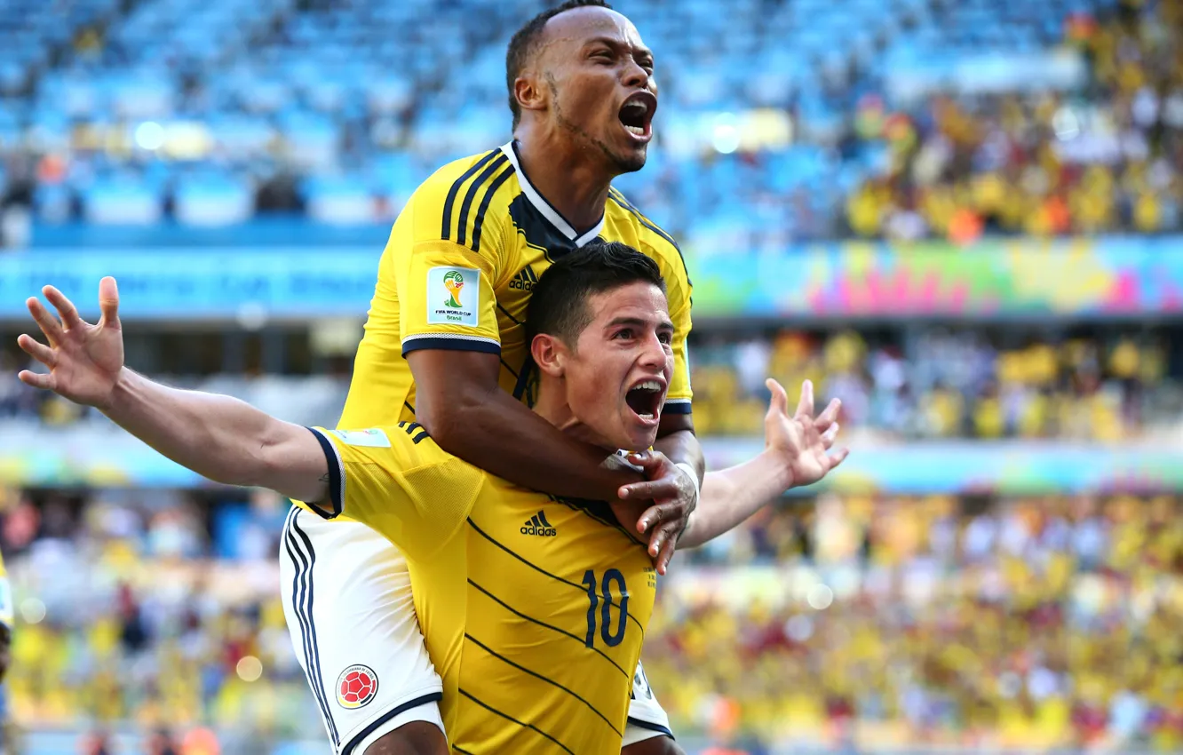 Фото обои Спорт, Футбол, Бразилия, Football, Sport, Футболист, Brasil, Colombia