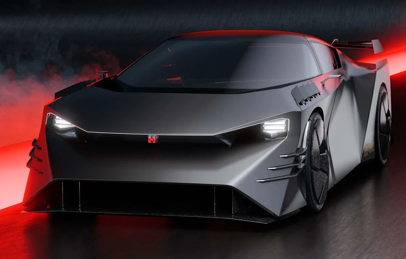 Фото обои Concept, Nissan, экстерьер, Force, Hyper, 2023, Nissan Hyper Force Concept