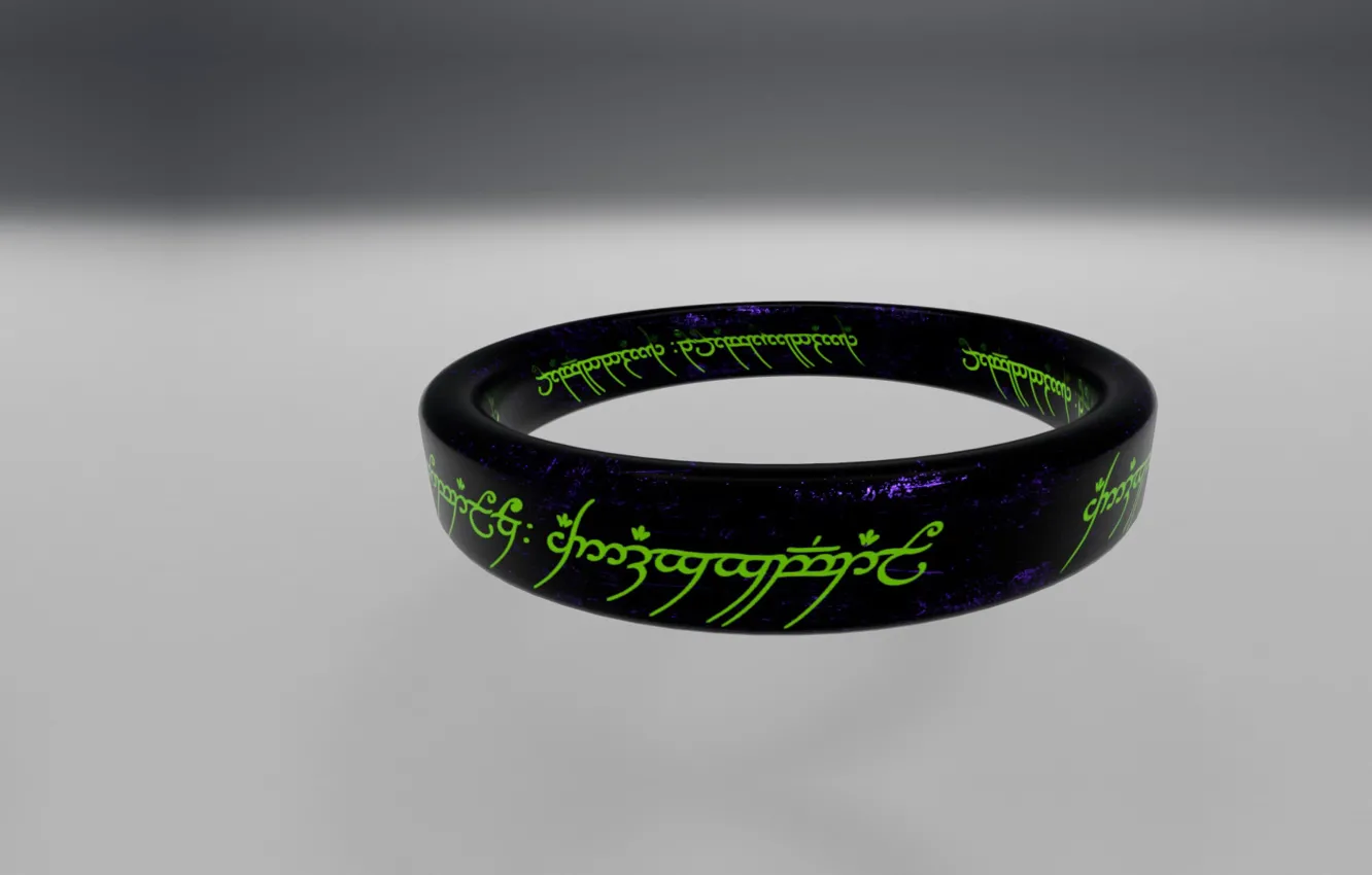 Фото обои фентези, кольцо, арт, Надпись, The Lord of the Rings, Хоббит, Кольцо Всевластья, The One Ring