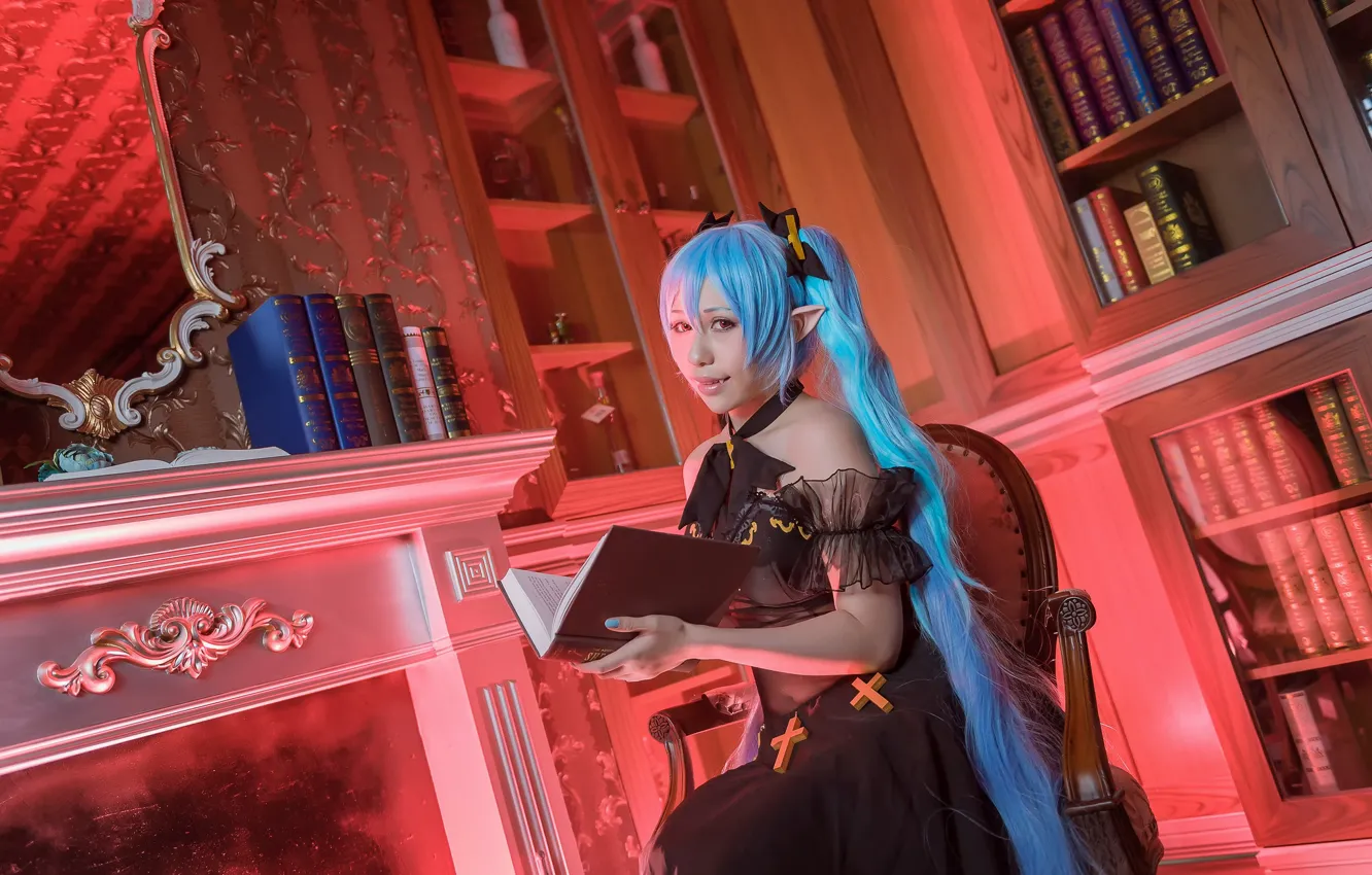 Фото обои девушка, наряд, образ, косплей