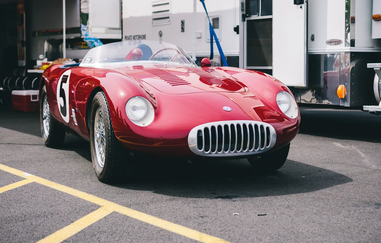 Фото обои Maserati, спортивная, передок, 300S