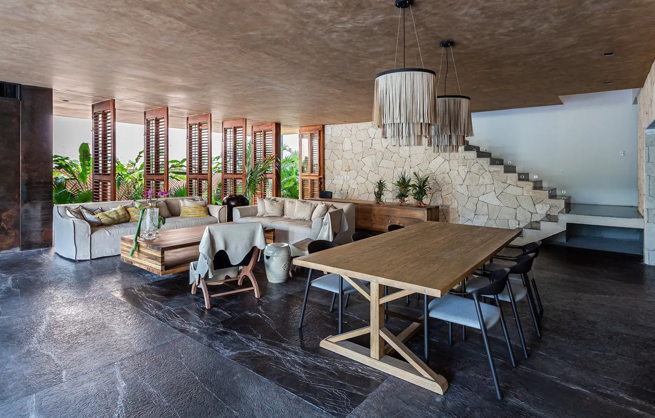 Фото обои дизайн, интерьер, гостиная, столовая, SMyth 139, by R79 Cotaparedes arquitectos