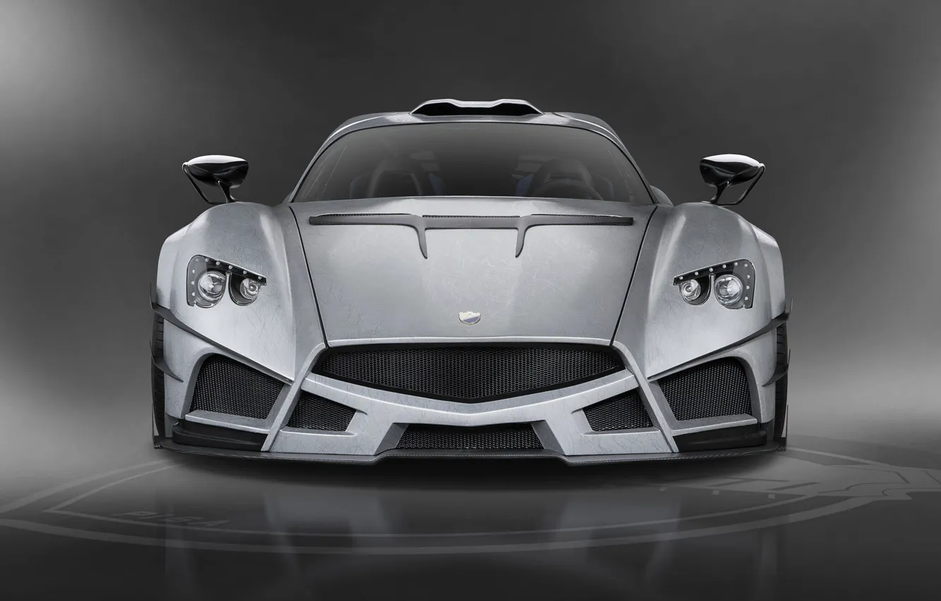 Фото обои sports car, exterior, 2017, light gray background, Mazzanti Evantra Millecavalli