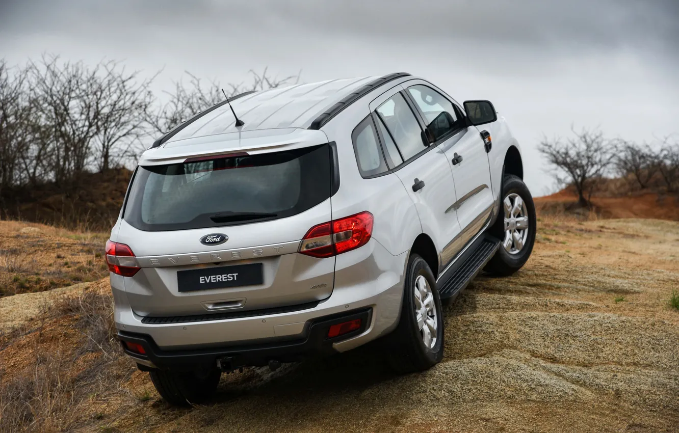 Фото обои Ford, сзади, Everest, 4WD, 2015, XLS