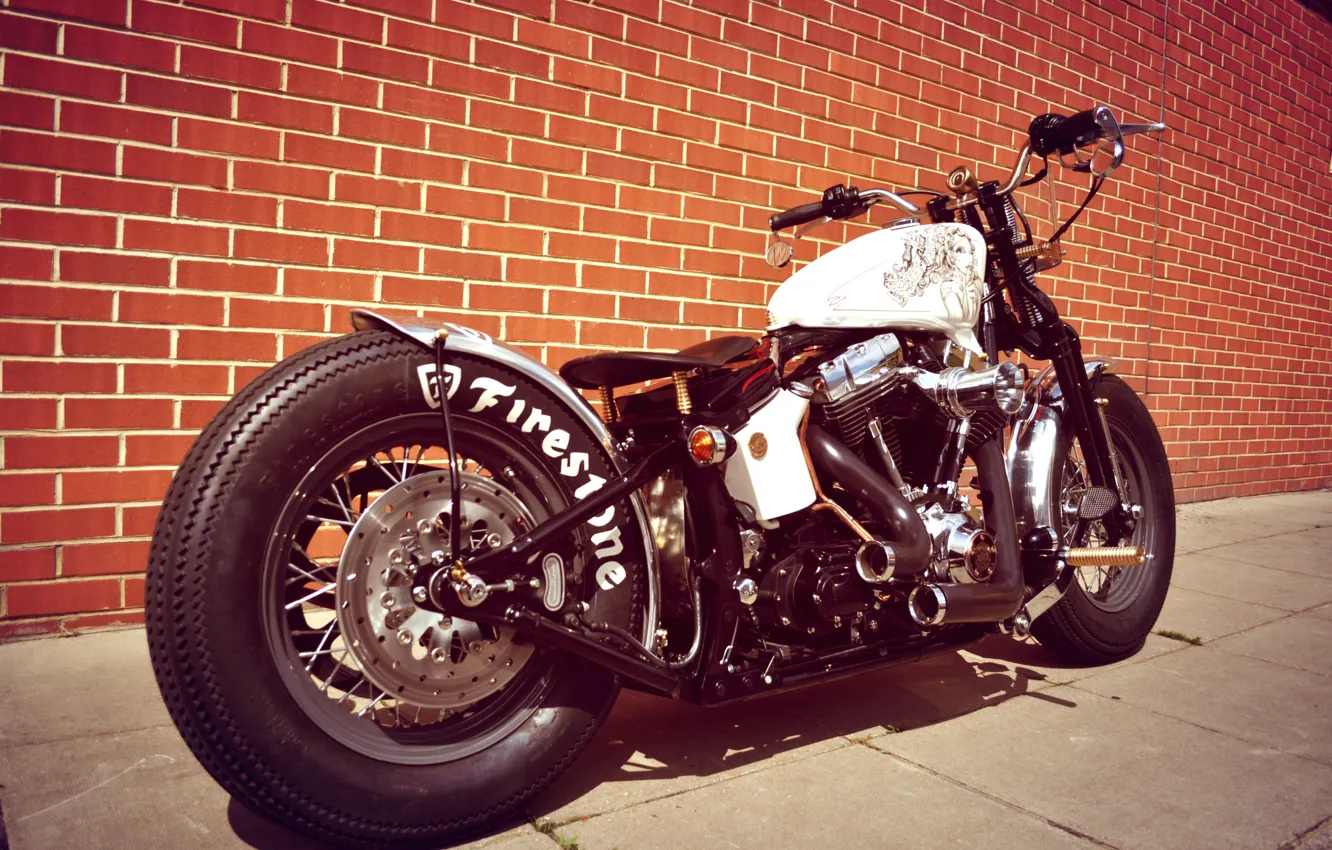 Фото обои Bike, Harley-Davidson, Custom