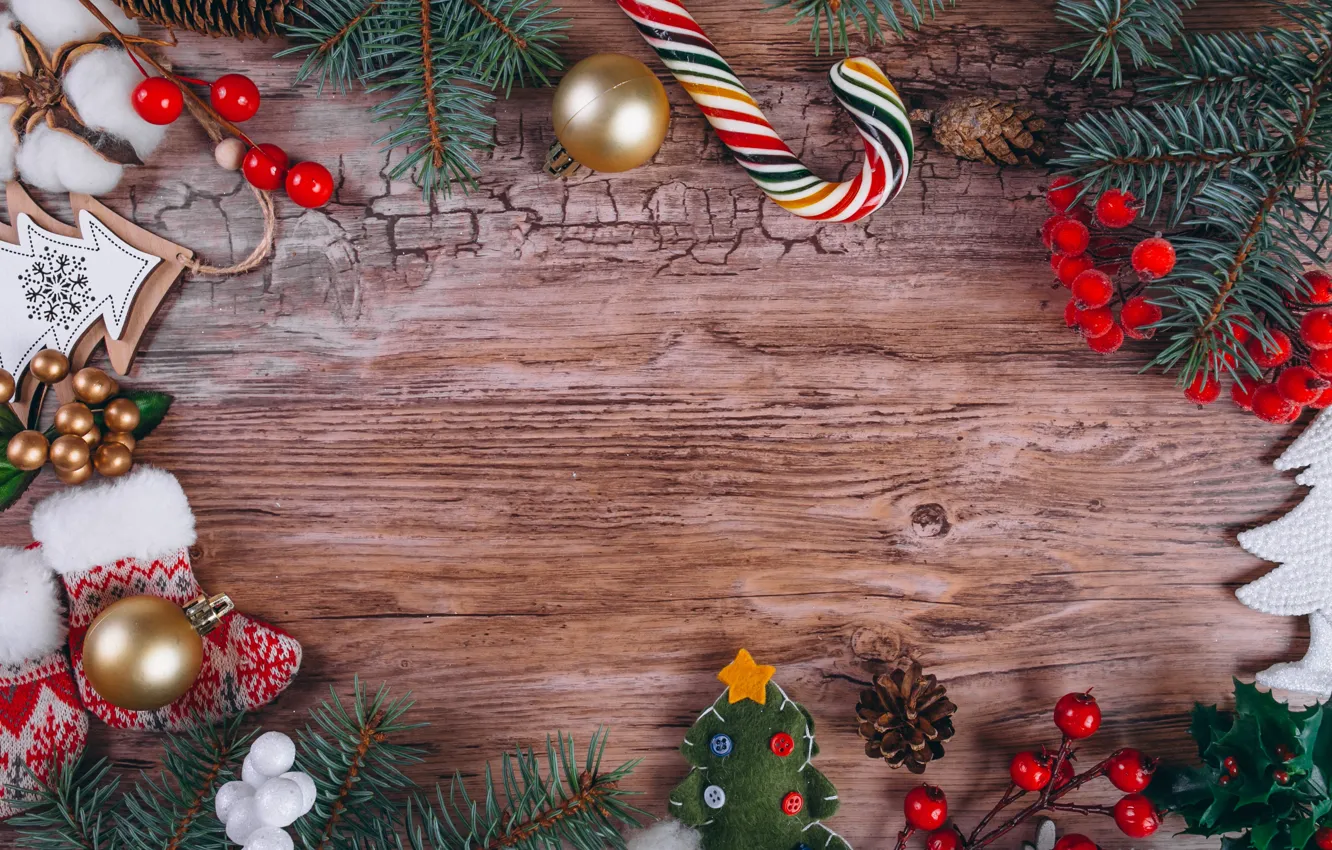 Фото обои украшения, Рождество, подарки, Новый год, new year, Christmas, wood, decoration
