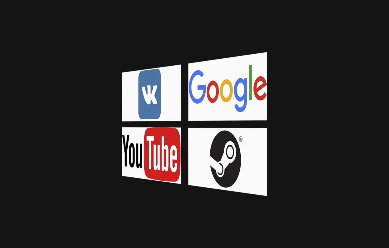 Фото обои windows, steam, you tube