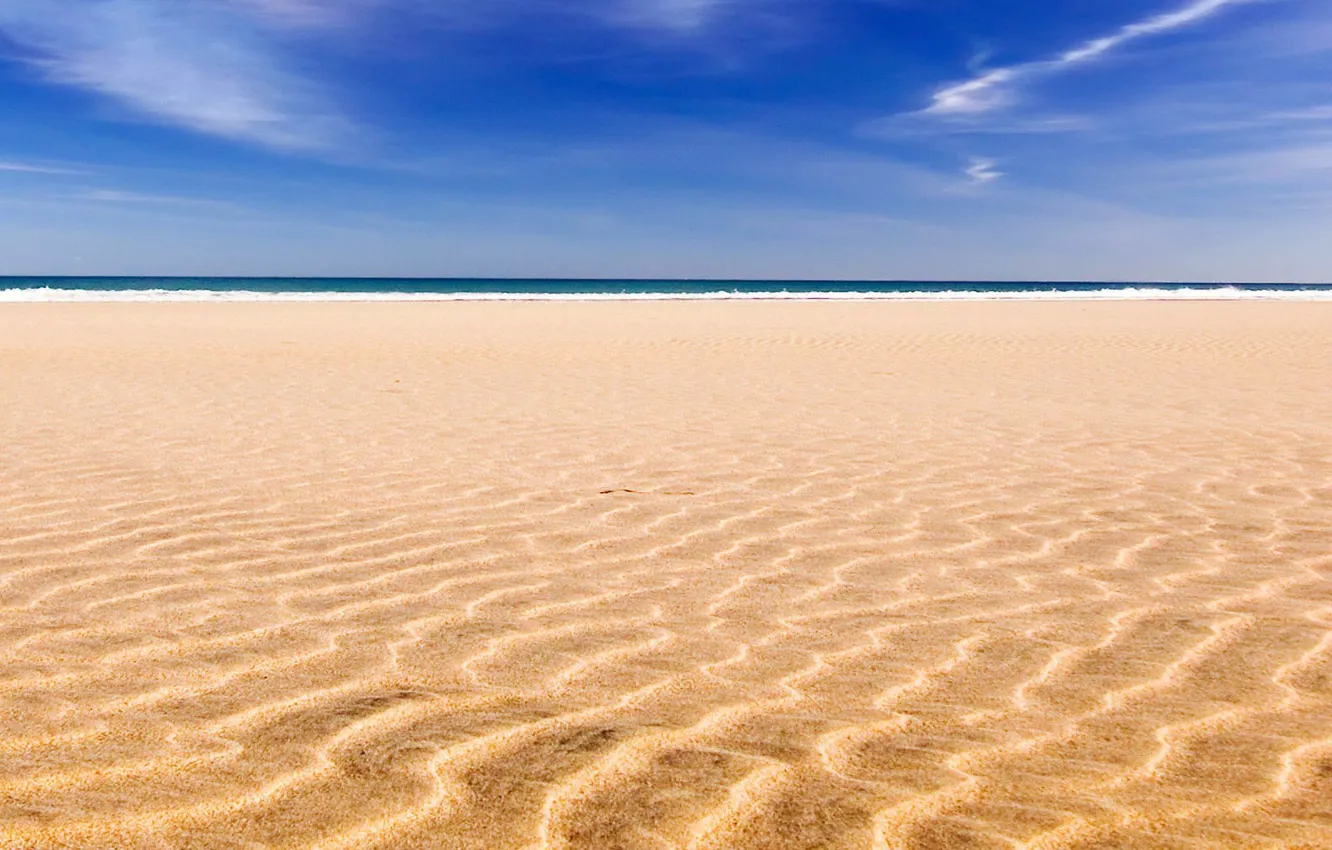 Фото обои песок, берег, Море