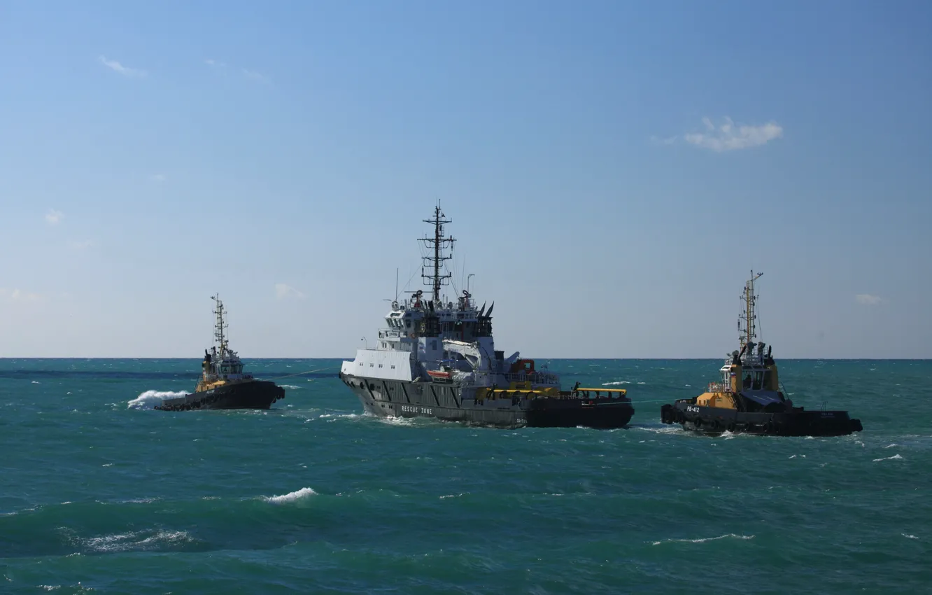 Фото обои морские, буксиры, севастополь