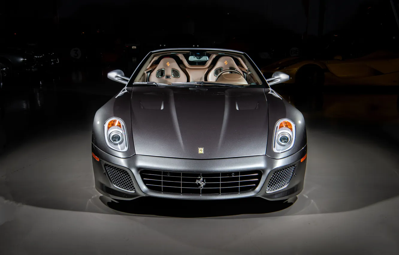 Фото обои Феррари, Ferrari, суперкар, supercar, вид спереди, 2011, единственный экземпляр, Ferrari SA Aperta