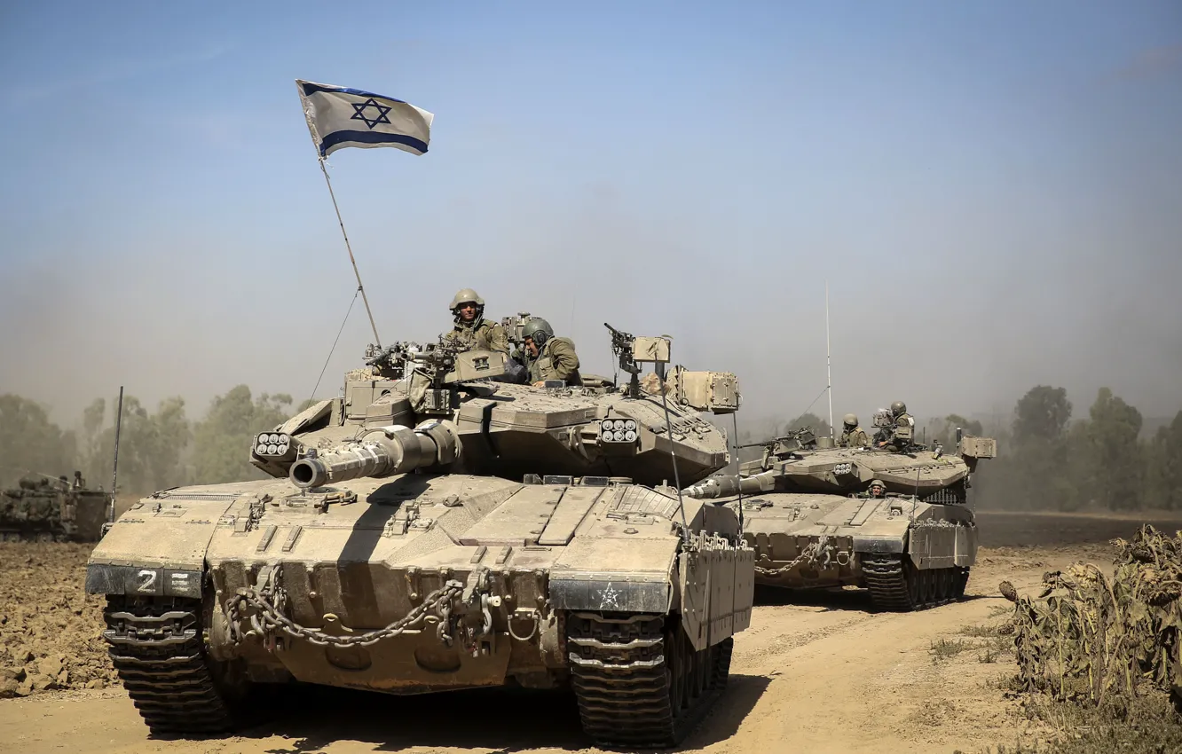 Фото обои танк, боевой, основной, Merkava, Израиля, Mk 3D