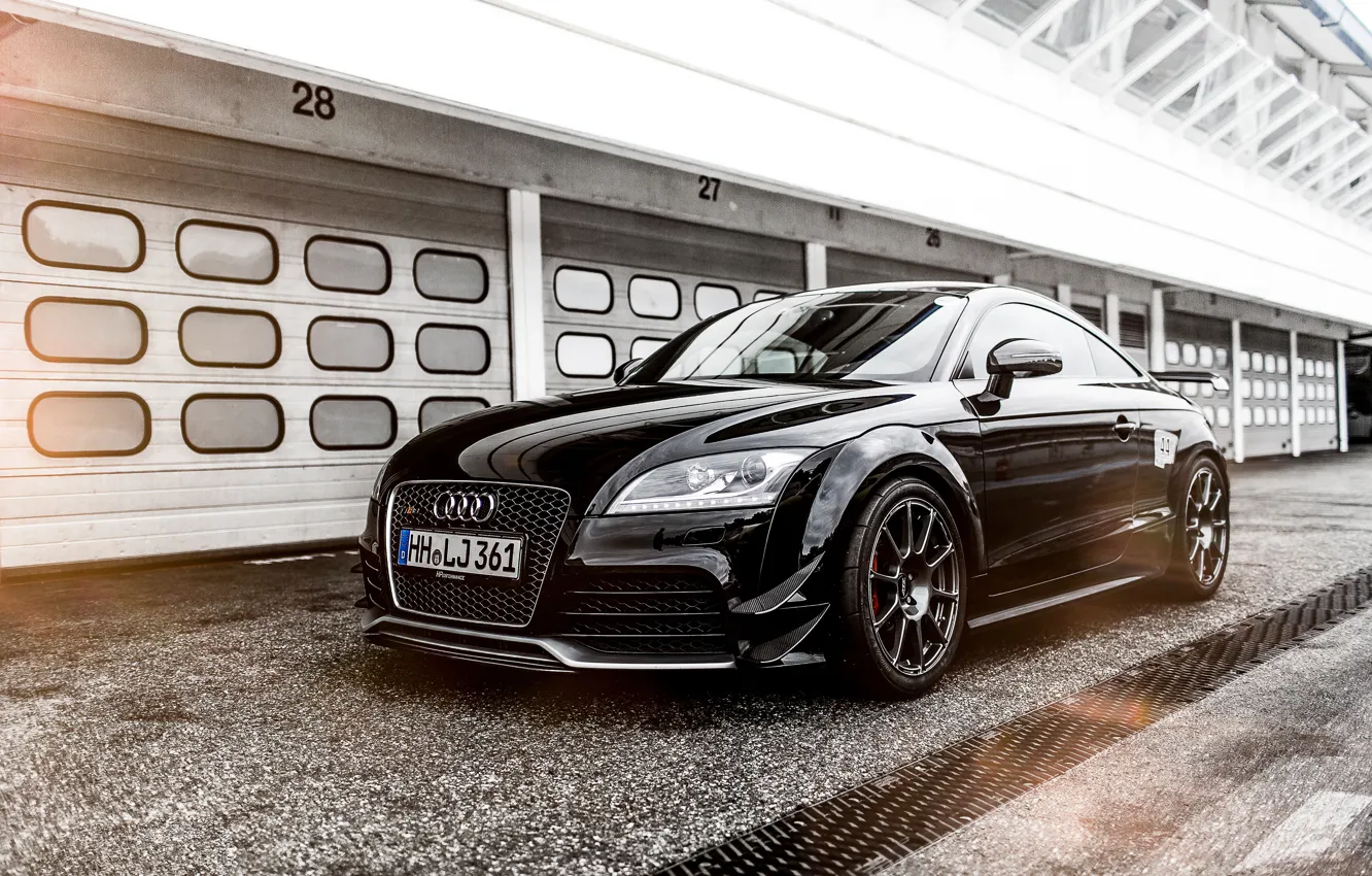 Фото обои Audi, ауди, купе, черная, Black, Coupe, 2015, HPerfomance