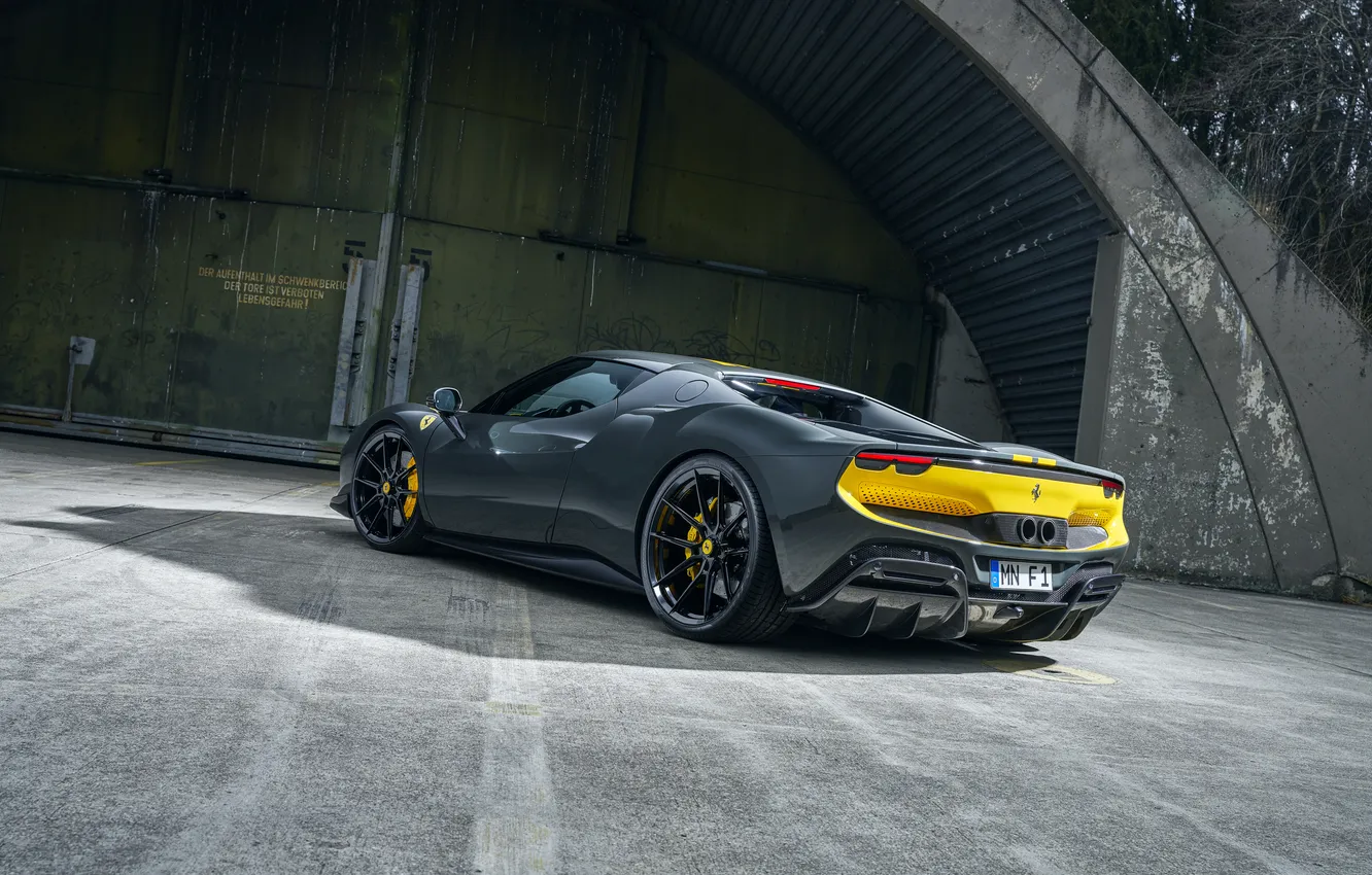 Фото обои Ferrari, 2023, 296, Novitec Ferrari 296 GTB